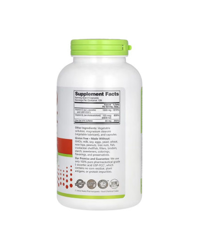 Комплекс для підтримки імунітету, Vitamin C + D3 & Zinc - 250 caps