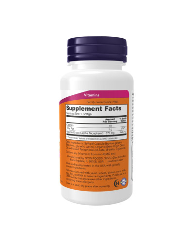 Вітамін Е, Vitamin E-1000 Mixed Tocopherols - 50 softgels
