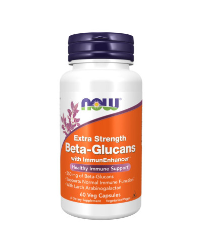 Бета Глюкан, Beta-Glucans with ImmunEnhancer Extra Strength - 60 vcaps