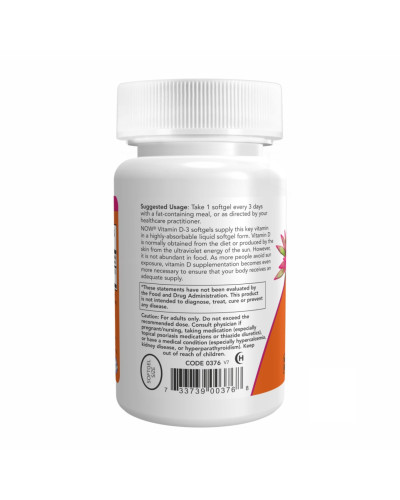 Вітамін Д-3, VIT D-3 10,000 IU - 120 sgels