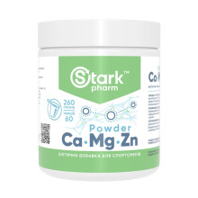 Кальцій, Магній і Цинк, Calcium Magnesium & Zinc Powder - 260g