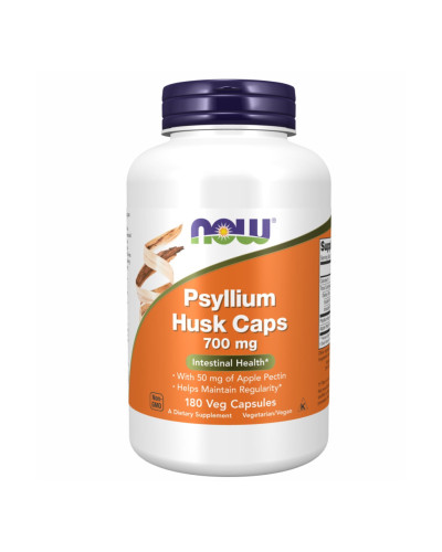 Псиліум хаск з пектином, Psyllium Husk 700mg+Pectin - 180 vcaps