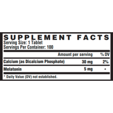 Мелатонін, Melatonin 5 mg - 100ct