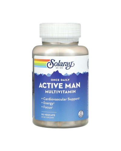 Мультивітаміни для чоловіків, Once Daily Active Man - 90 veg caps