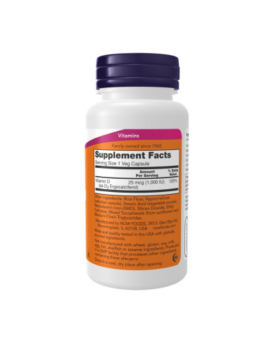 Vitamin D 1000 IU Dry - 120 vcaps