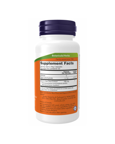 Devil's Claw Root - 100 vcaps