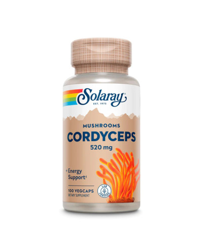 Кордицепс, Cordyceps Mushroom 520mg - 100 vcaps