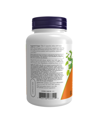 Комплекс для підтримки настрою, Mood Support with St. John's Wort - 90 vcaps