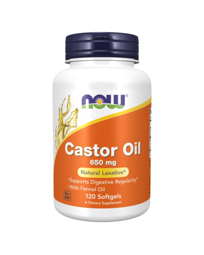 Кесторова олія, Castor Oil 650mg - 120 sgels