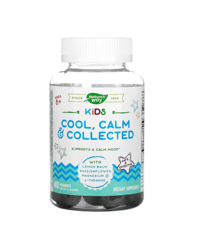 Заспокійливий засіб для дітей від 8 років, Cool, Calm, Collected - 40 gummies