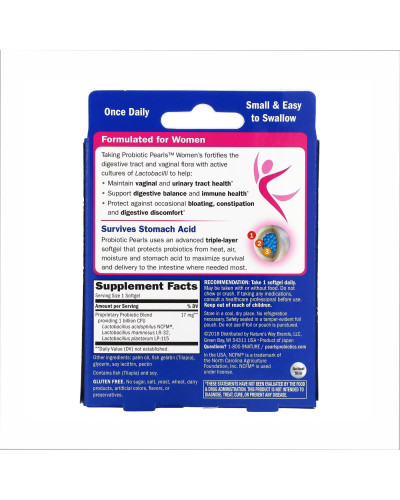 Пробіотики для жінок, Pearls Women - 30 softgels