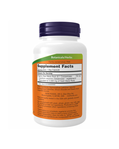 Мака перуанська, Maca 750mg - 90 vcaps