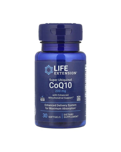 Super Ubiquinol CoQ10 with Enhanced Mitochondrial Support™ 200 mg - 30 softgels