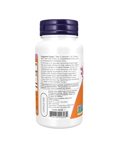 Д Манноза, D-Mannose 500mg - 240 vcaps