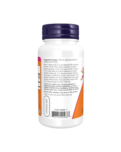 Flush-Free Niacin 250mg - 180 vcaps