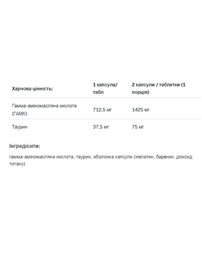 GABA -120 cap