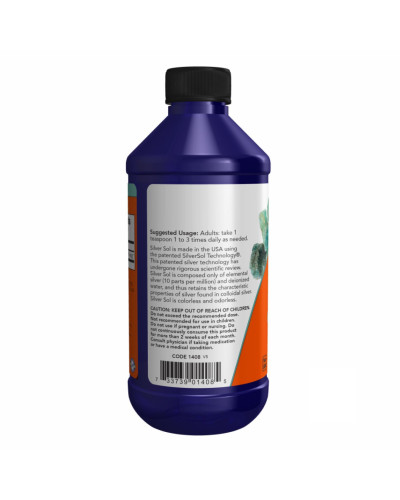 Колоїдне Срібло, Silver Sol Liquid - 8 fl oz