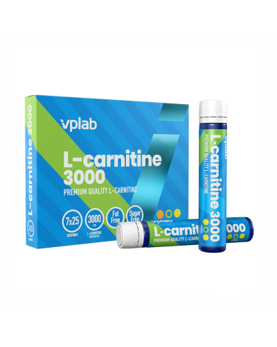 Л-Карнітин, L-Carnitine 3000 - 7x25 ml Citrus