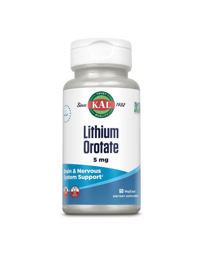 Lithium Orotate 5mg - 60 vcaps