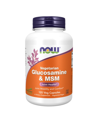 Вегетаріанський комплекс з Глюкозаміном та МСМ, Veg Glucosamine & MSM 500/500 - 120 vcaps