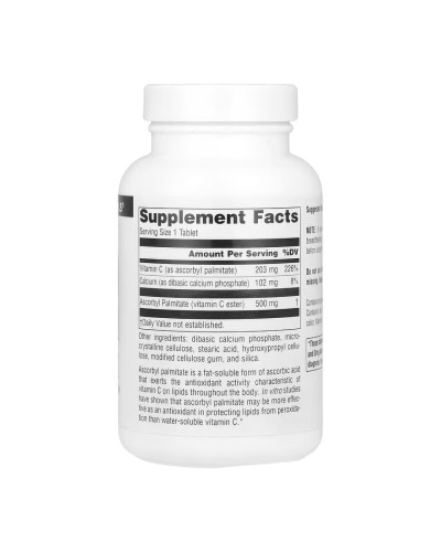 Ascorbyl Palmitate 500mg - 90 tabs