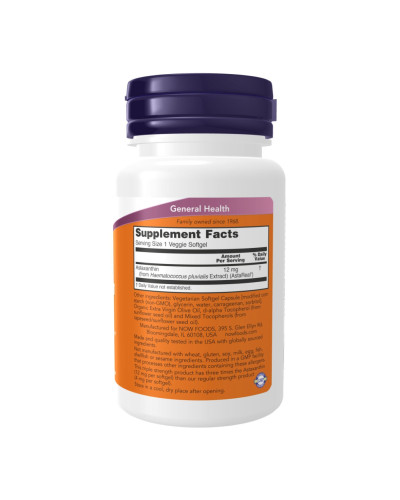 Astaxanthin 12 mg Triple Strength - 60 softgels