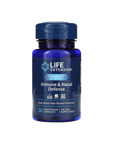 Пробіотик для захисту імунітету і підтримки носа, FLORASSIST® Probiotic Immune & Nasal Defense - 30 vcaps