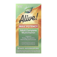 Мультивітаміни, Max3 (No-Iron) - 90 tabs