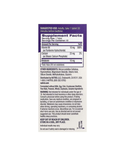 Melatonin 10mg - 60 tabs