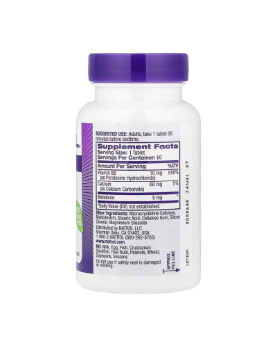 Melatonin 5mg - 60 tabs