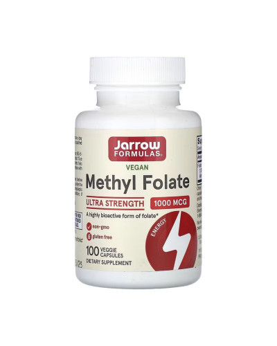 Метил Фолат, Methyl Folate 1000 mcg - 100 vcaps