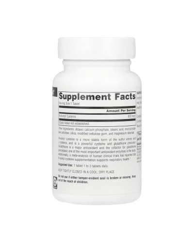 N-Acetyl Cysteine 600mg - 60 tabs