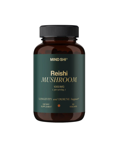 Рейші, Reishi Mushroom 1000 mg - 60 vegcaps