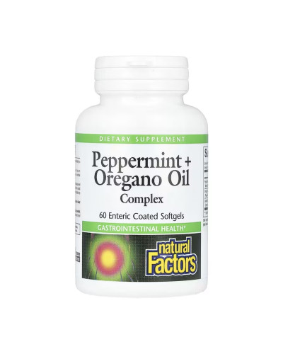 Peppermint+Oregano Oil Complex - 60 softgels