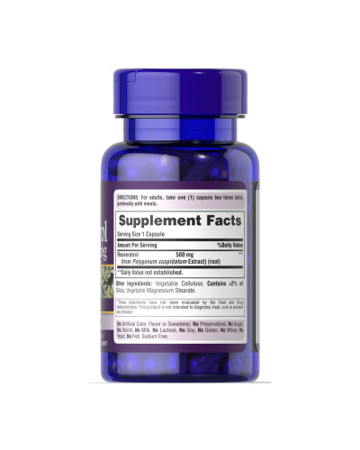 Resveratrol 500 mg - 30 caps