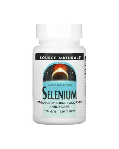 Селен, Selenium Yeast Free 200mcg - 120 tabs