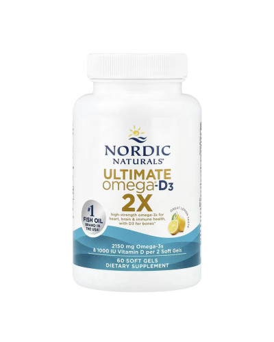 Ultimate Omega 2X D3 - 60 softgels