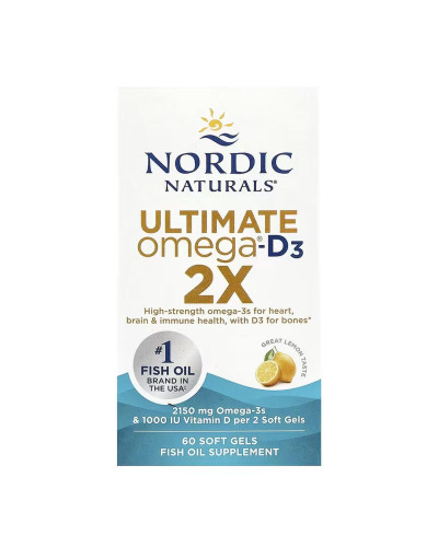 Ultimate Omega 2X D3 - 60 softgels