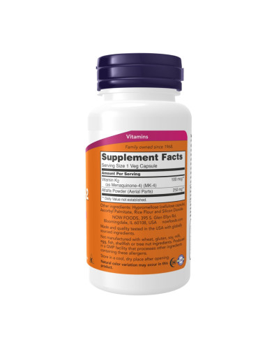 Vitamin K-2 100mcg - 250 vcaps