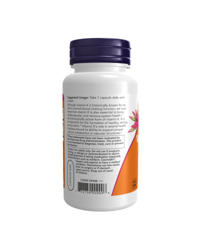 Vitamin K-2 100mcg - 250 vcaps