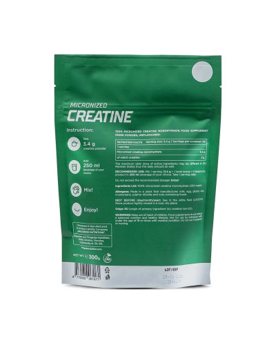 100% Creatine Monohydrate - 300g