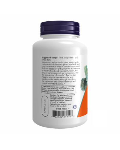 Magnesium & Potassium Aspartate - 120 vcaps
