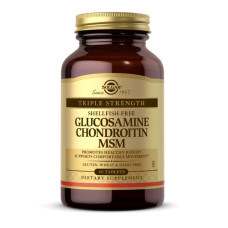 Глюкозамін, хондроїтин та МСМ, Triple Strength Glucosamine Chondroitin MSM - 60 tabs