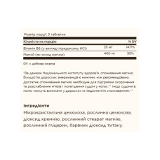 Magnesium with Vitamin B6 - 100 tabs