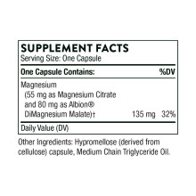 Магній цитрат та малат, Magnesium CitraMate - 90 caps