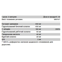 Комплекс колагену з гіалуроновою кислотою, Pure Glamour - 60 caps