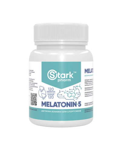 Мелатонін, Stark Melatonin 5mg - 120tabs