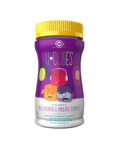 Мультивітаміни та мінерали для дітей, U-Cubes Children's Multi-Vitamin & Mineral - 60 Gummies