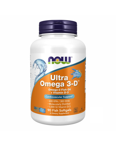 Омега-3 з вітаміном D-3, Ultra Omega 3-D Softgels - 90 fsg