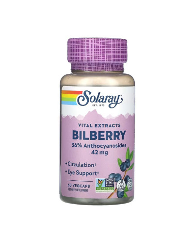 Bilberry Berry Extract 42mg - 60 vcaps